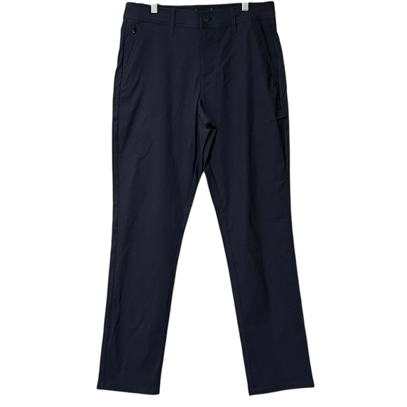 Weatherproof Hybrid Tech Pants 30x32 Blue Water Resistant Pockets Stretch NWT - Picture 1 of 11